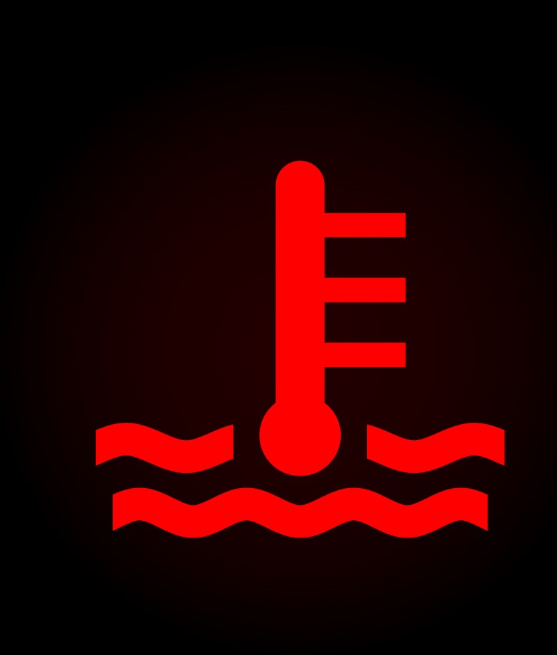 coolant warning light